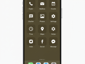 [免費]桌布+15個圖示: 世界最醜顏色-泥棕綠色｜Pantone 448C (Wallpaper+Icon Pack)
